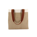 Eco-friendly Hemp Shopping Bag Korean Tote Bag Custom Printed Jute Bags